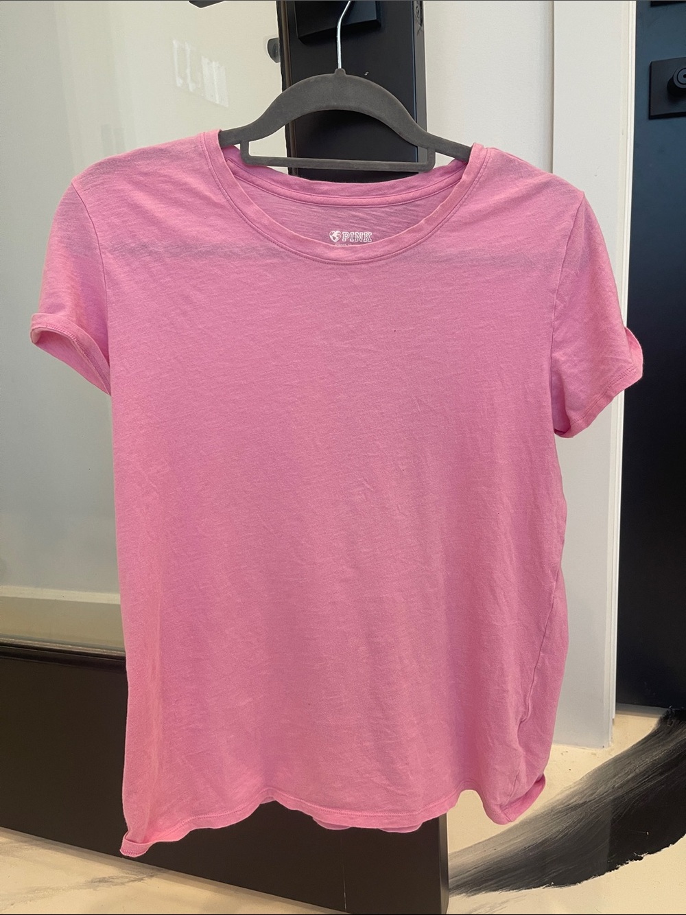 PINK Victoria's Secret Classic Short Sleeve Tee — Bubblegum Pink